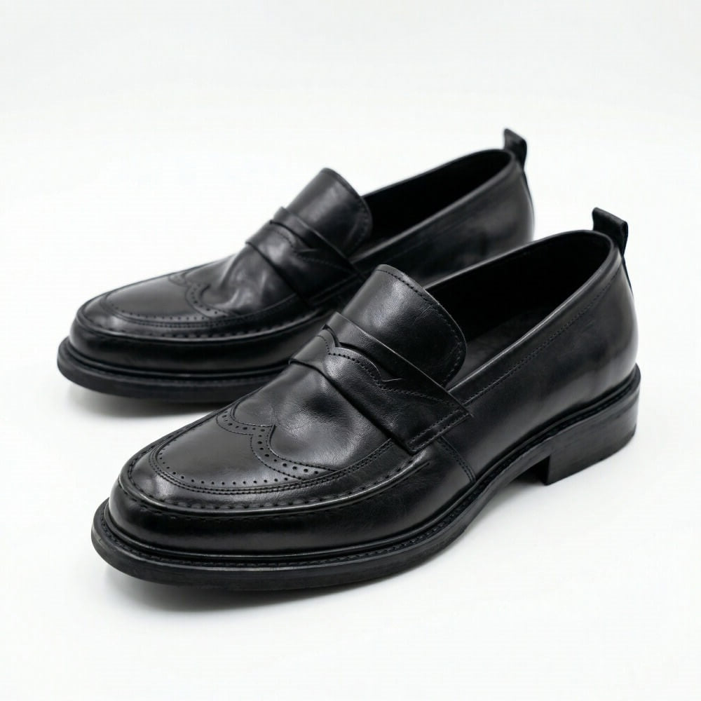 My | Brookes Embossed Loafers