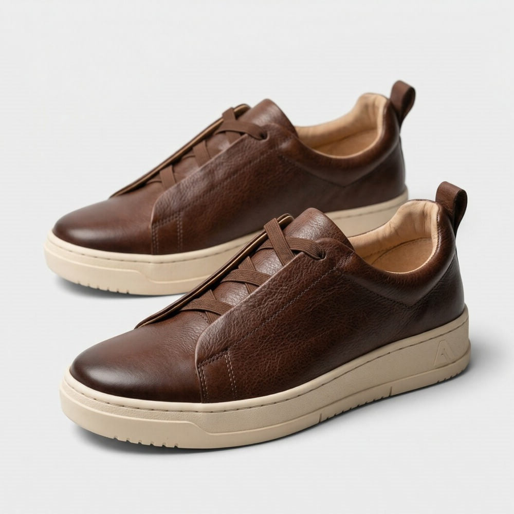 QHCCID | Handmade vintage flat shoes (casual style)