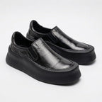 QHCCID | Genuine Leather Thick-soled Shoes (Casual Style)