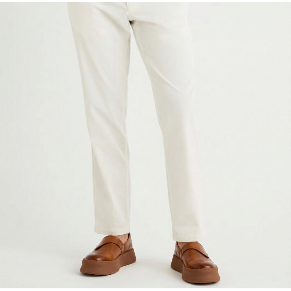 QHCCID | Thick-soled glossy casual shoes