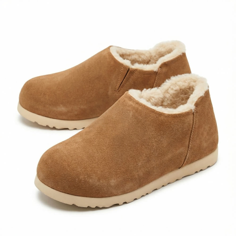 QHCCID | Woolen Mid-heel Shoes