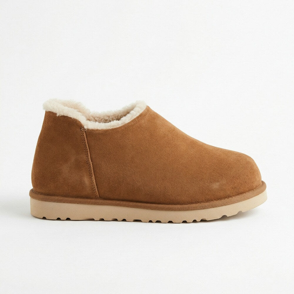 QHCCID | Woolen Mid-heel Shoes