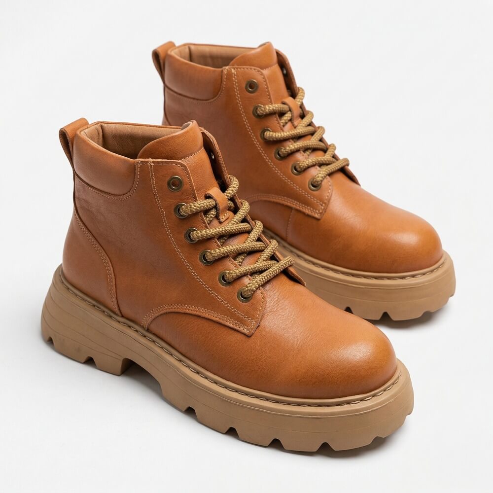 QHCCID | Thick-soled High-top Boots