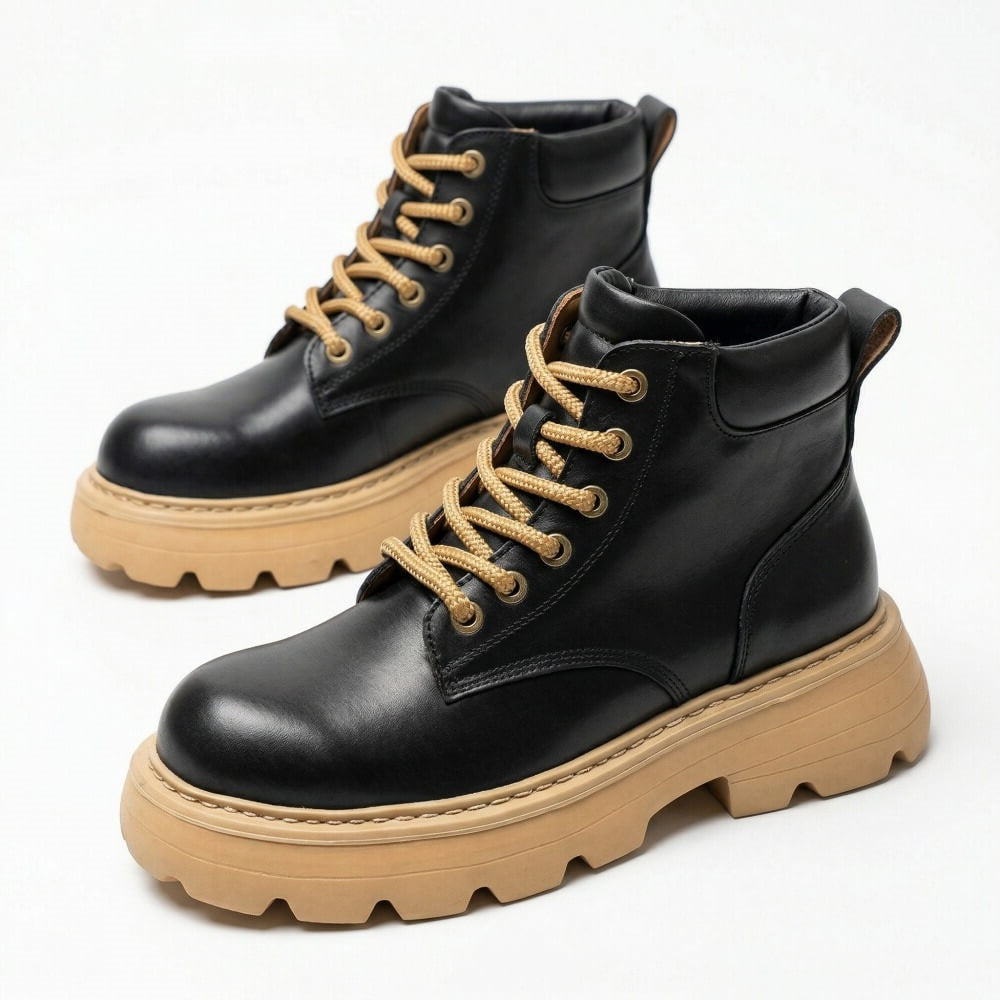 QHCCID | Thick-soled High-top Boots
