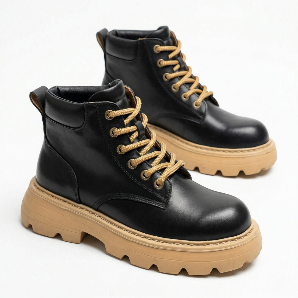 QHCCID | Thick-soled High-top Boots