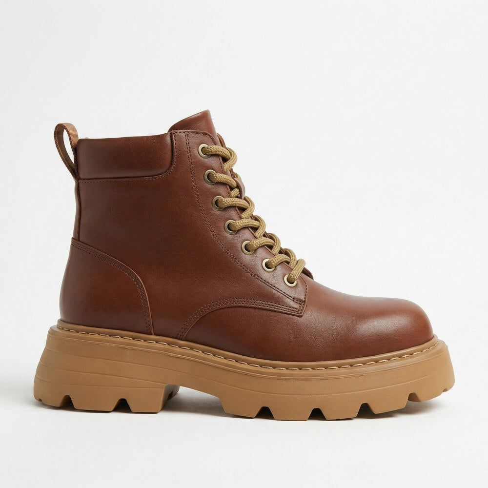 QHCCID | Thick-soled High-top Boots