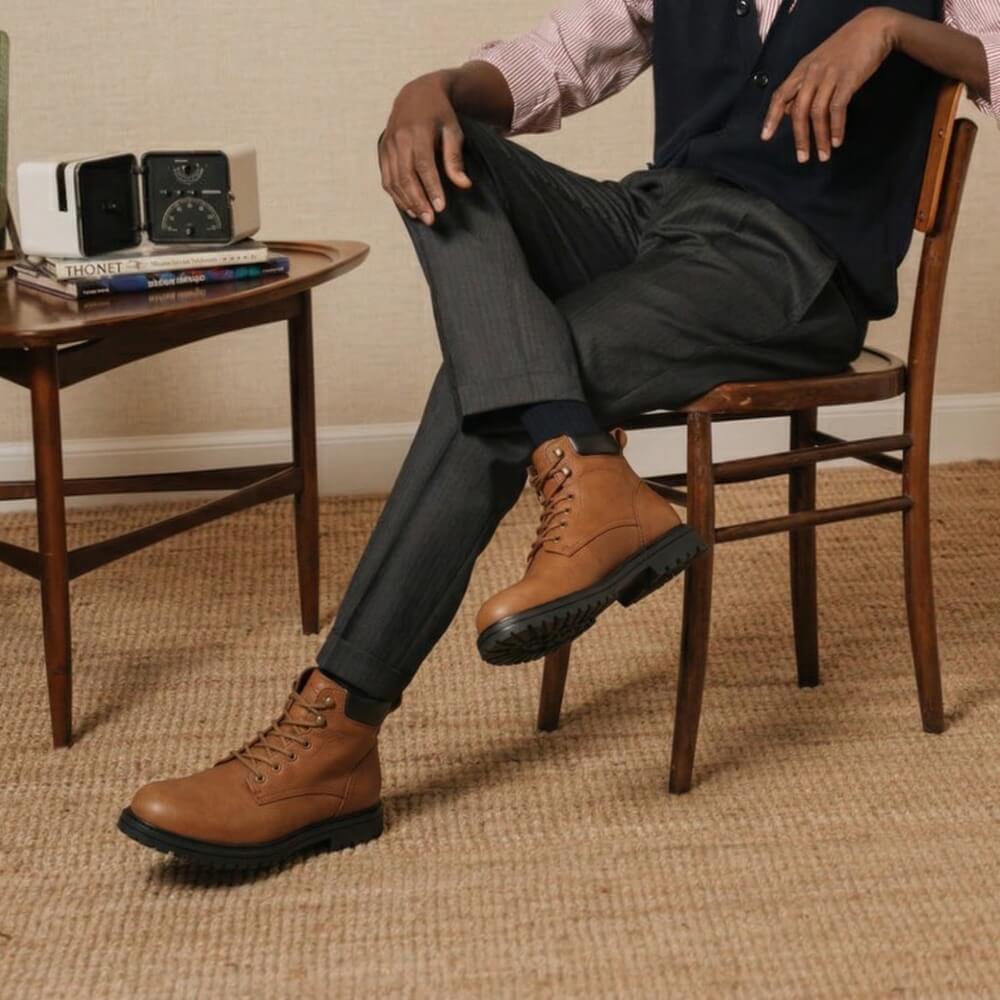 WL | Patched High-Top Shoes