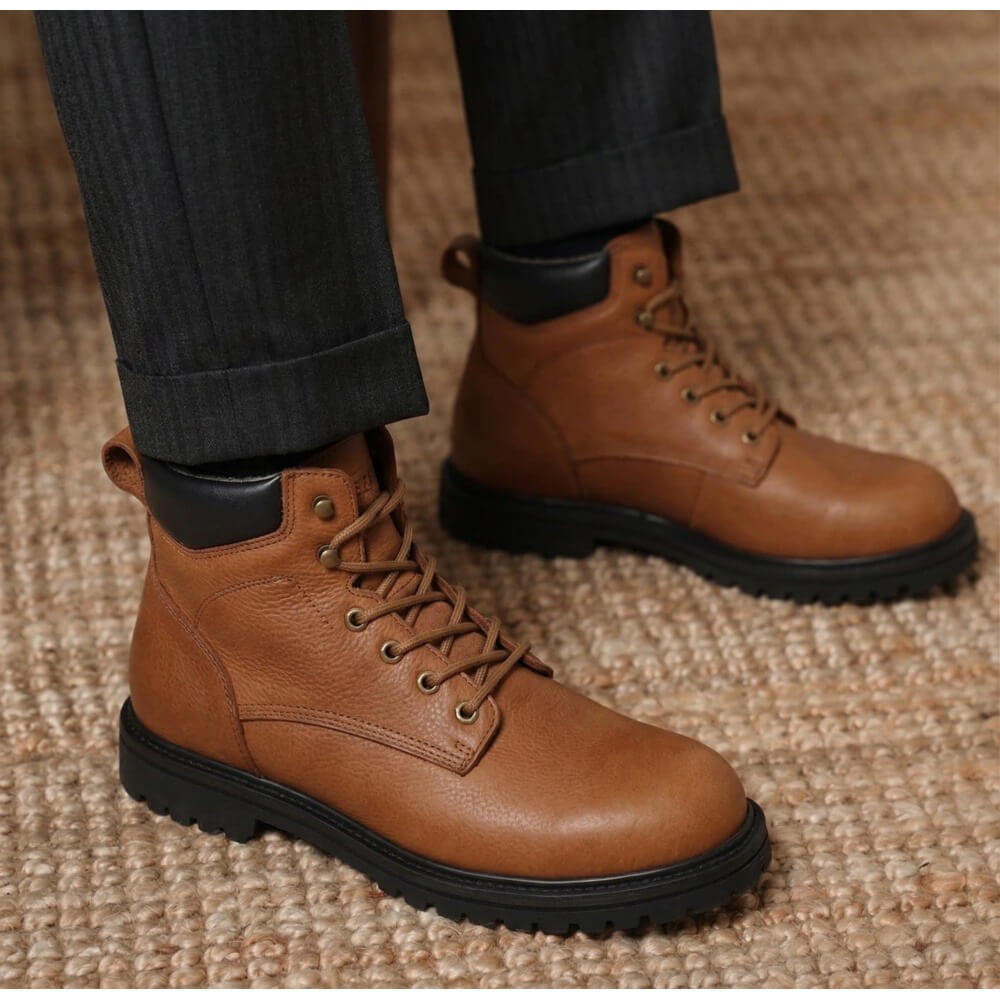 WL | Patched High-Top Shoes
