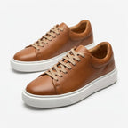 QHCCID | Vintage Leather Platform Shoes