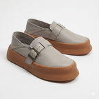 QHCCID | Thick-soled Buckled Müller Shoes