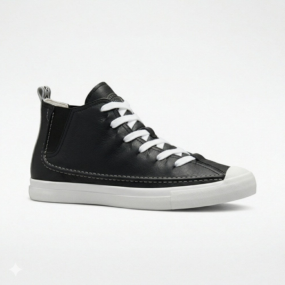 QHCCID | High-top Leather Casual Shoes
