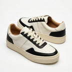 QHCCID | Black and White Striped Sneakers