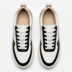 QHCCID | Black and White Striped Sneakers