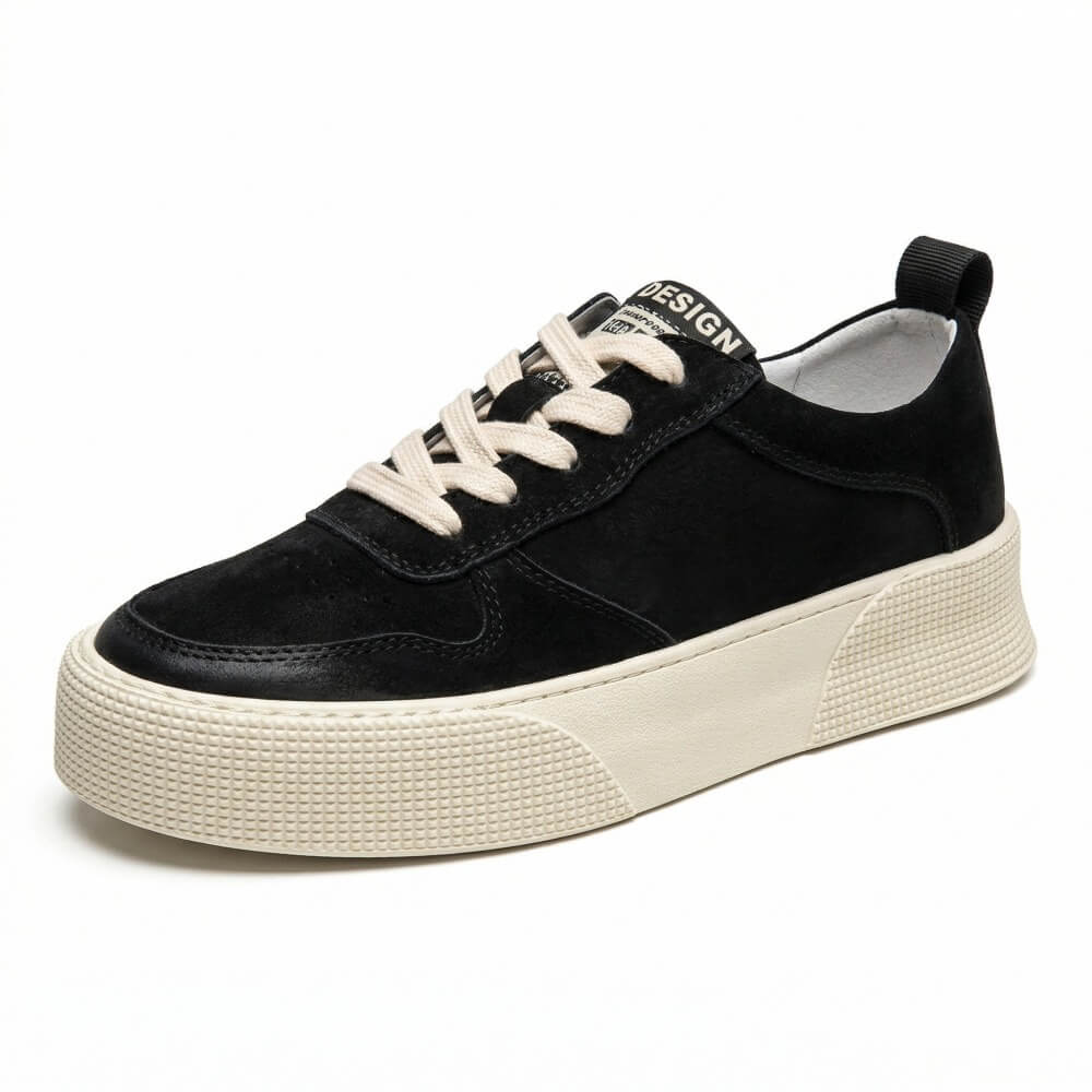 QHCCID | Litchi-pattern casual sneakers