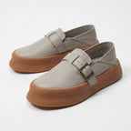 QHCCID | Thick-soled Buckled Müller Shoes
