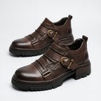 QHCCID | Buckled Thick-soled Short Boots