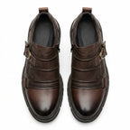 QHCCID | Buckled Thick-soled Short Boots