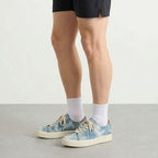 QHCCID | Heavy Industry Tie-Dye Platform Shoes