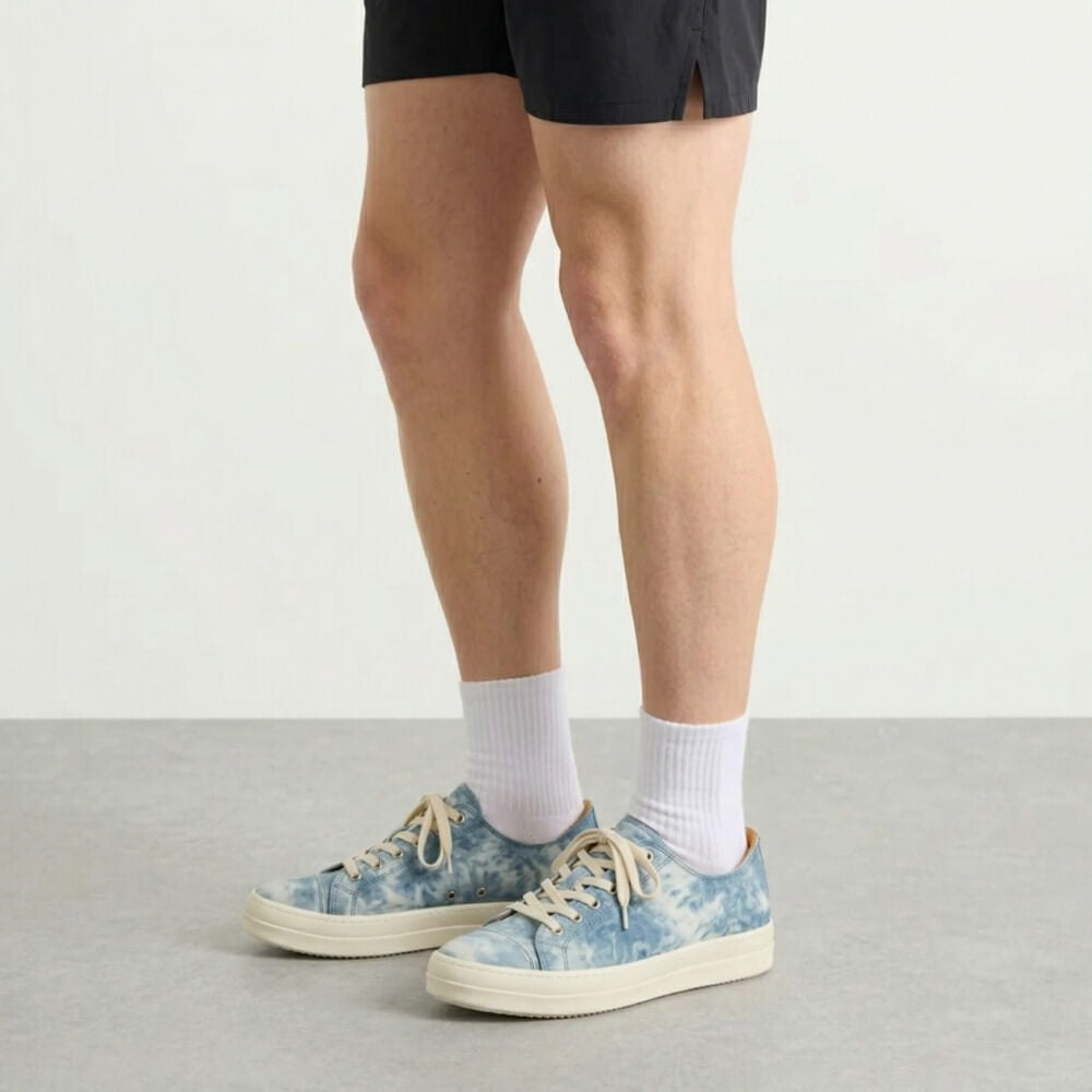 QHCCID | Heavy Industry Tie-Dye Platform Shoes