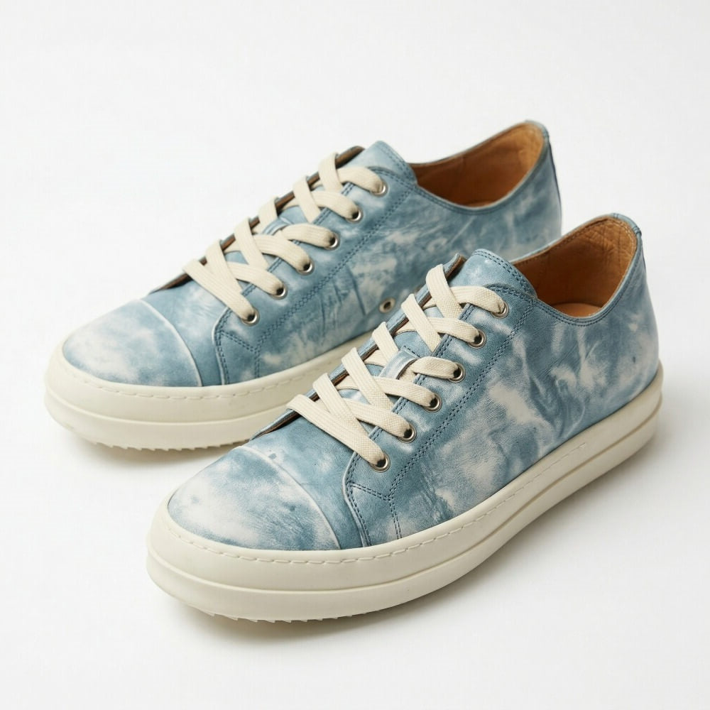 QHCCID | Heavy Industry Tie-Dye Platform Shoes