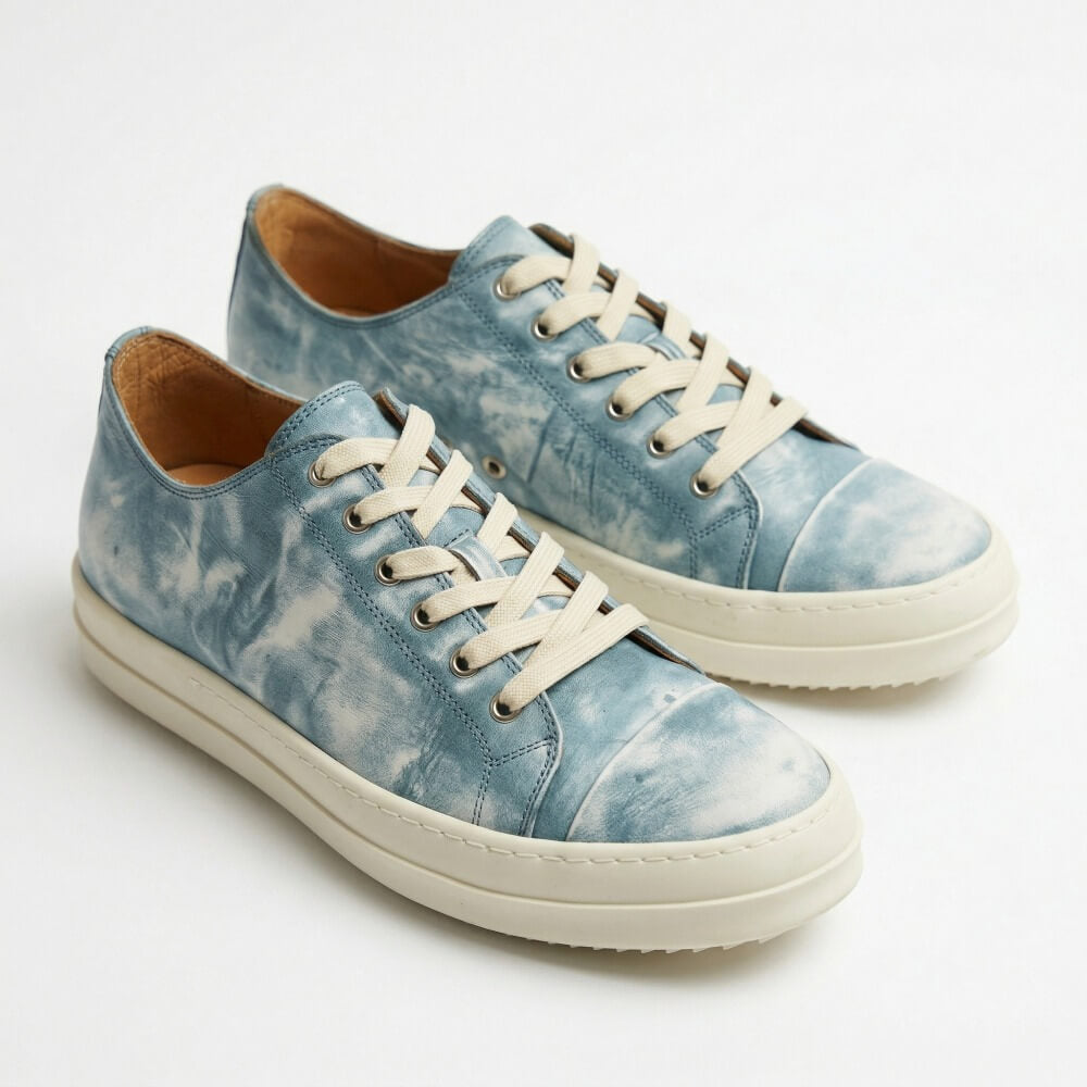 QHCCID | Heavy Industry Tie-Dye Platform Shoes