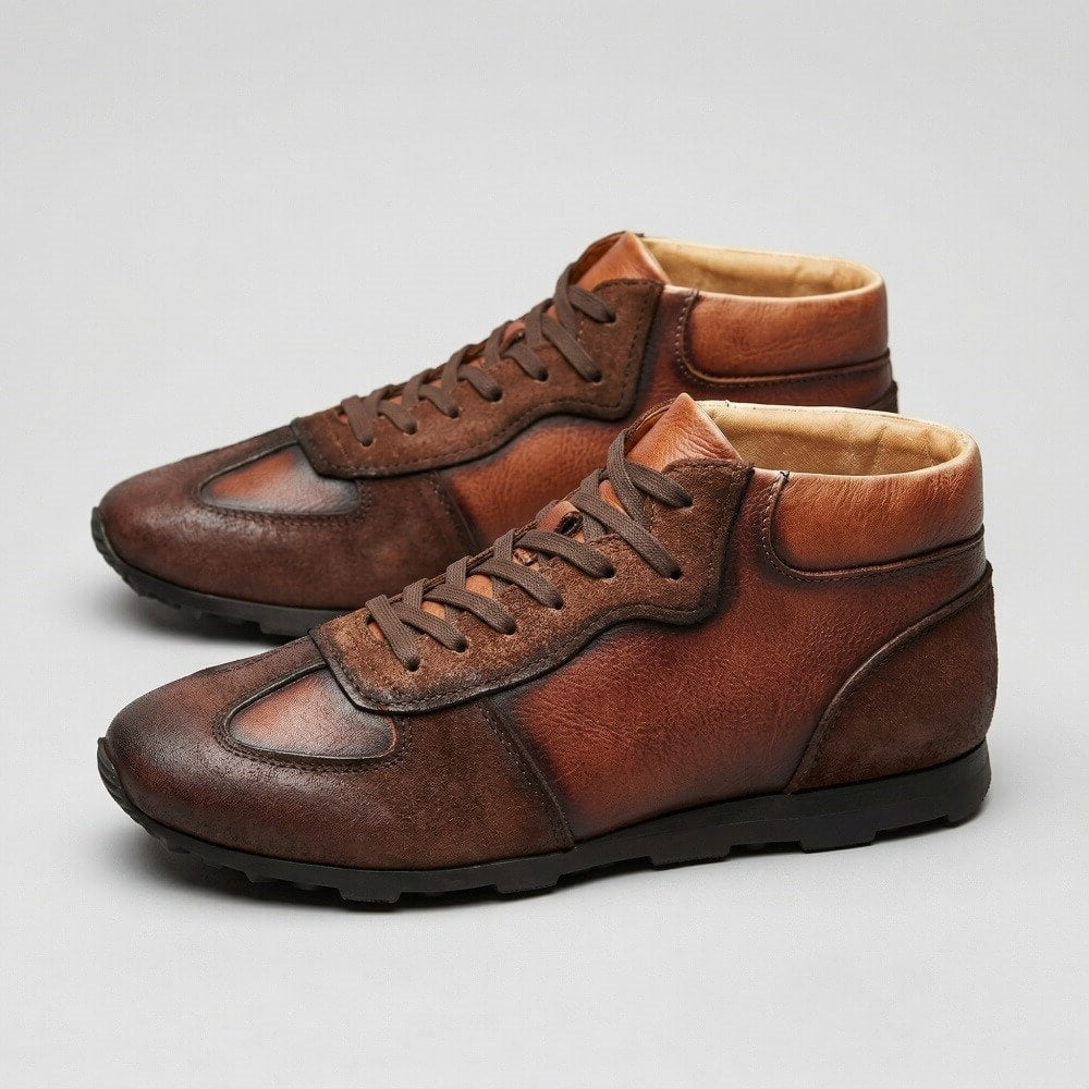 QHCCID | Making old fabric high-top shoes