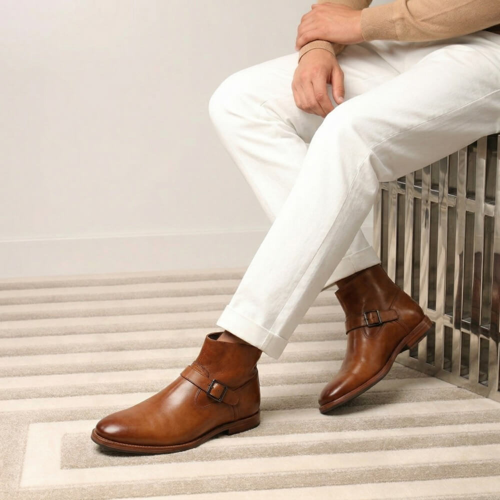 QHCCID | Monk Strap Ankle Boot