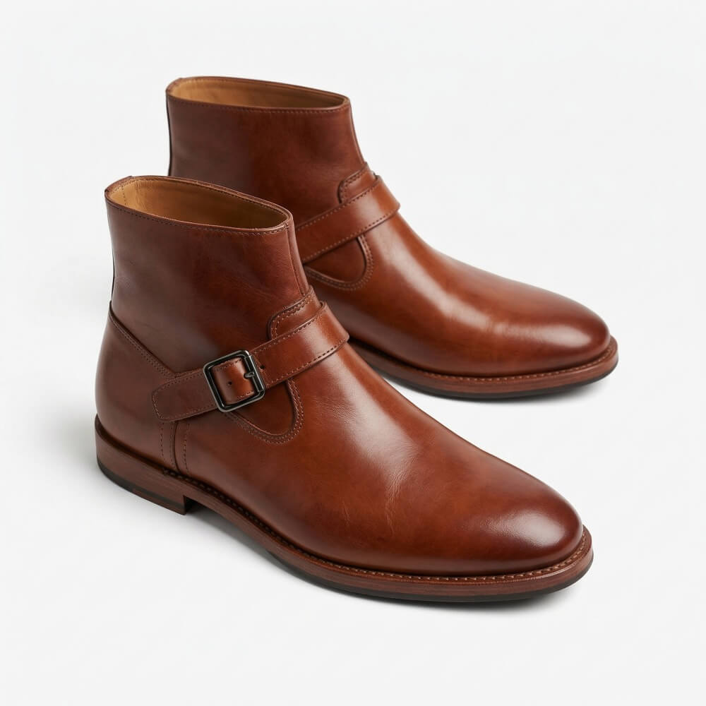 QHCCID | Monk Strap Ankle Boot