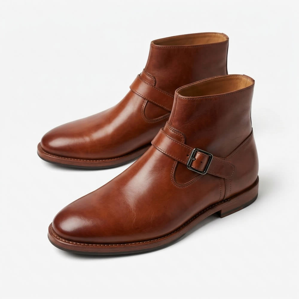 QHCCID | Monk Strap Ankle Boot