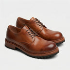 QHCCID | Thick-soled Derby Shoes
