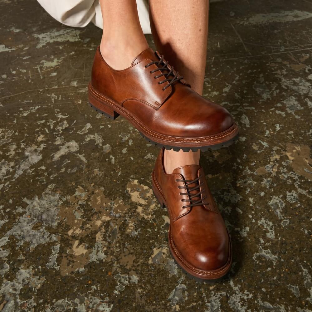 QHCCID | Thick-soled Derby Shoes