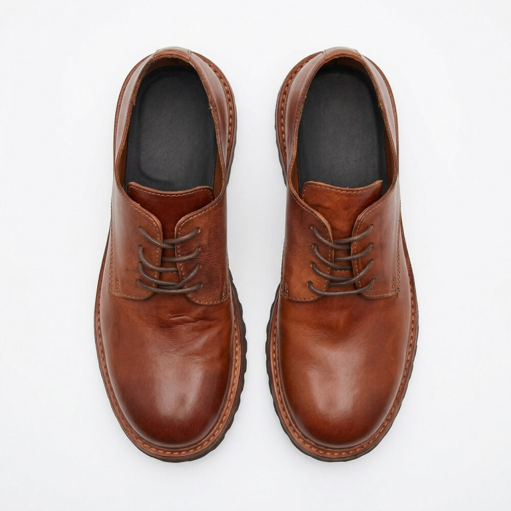 QHCCID | Thick-soled Derby Shoes