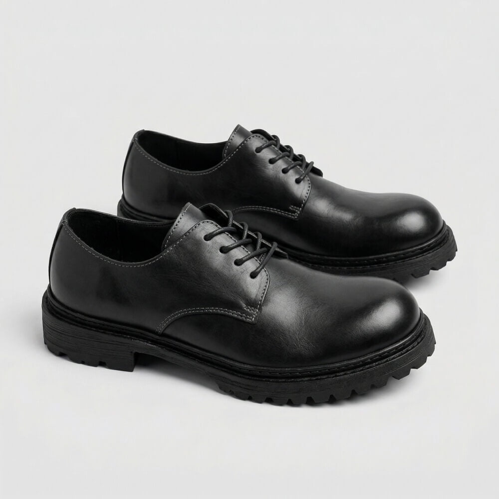 QHCCID | Thick-soled Derby Shoes