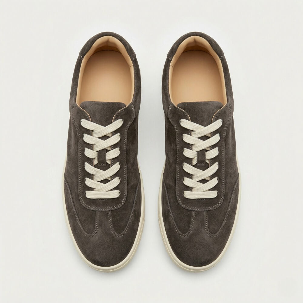 QHCCID | Fur-faced casual sneakers