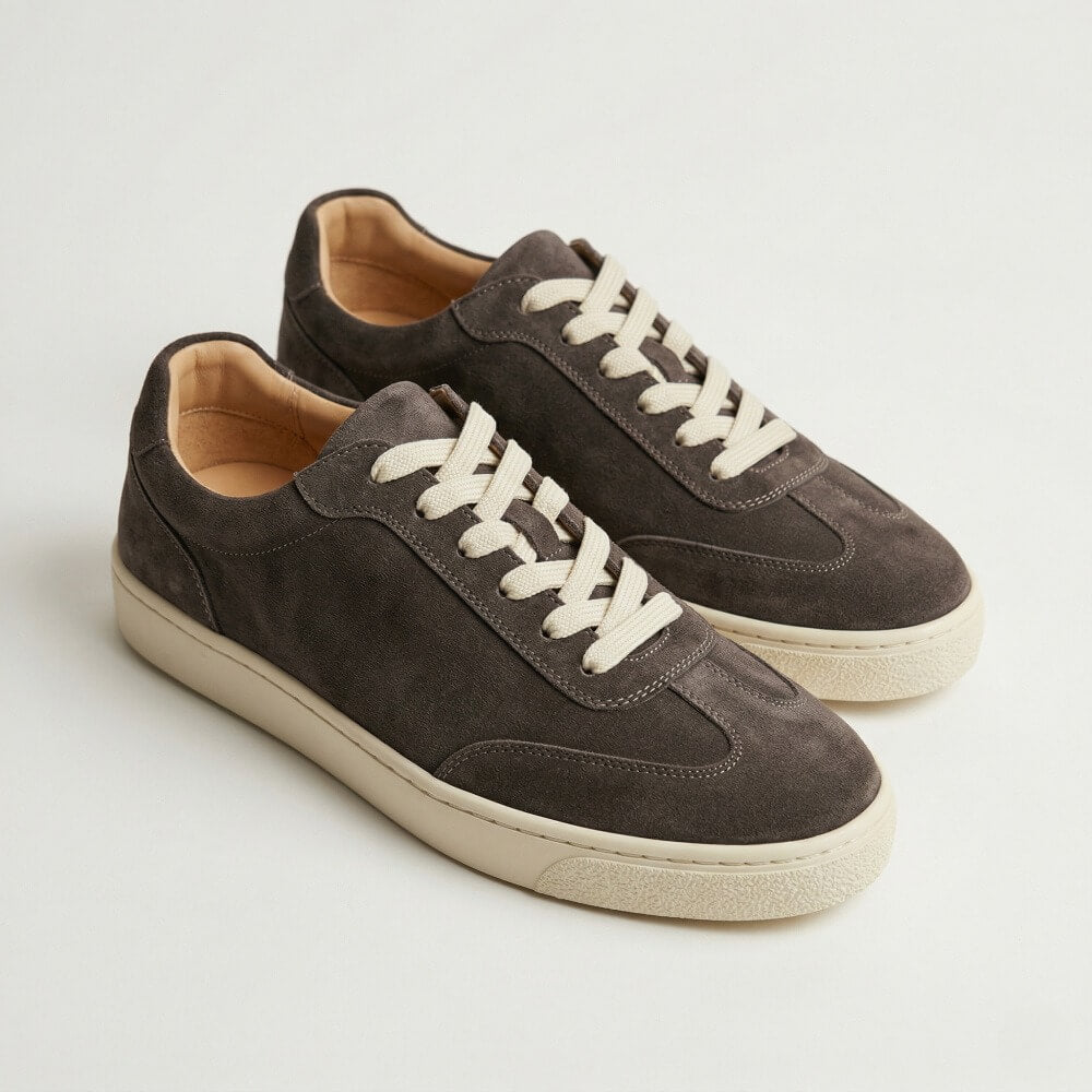 QHCCID | Fur-faced casual sneakers