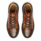 QHCCID | Making old-style high-top casual boots