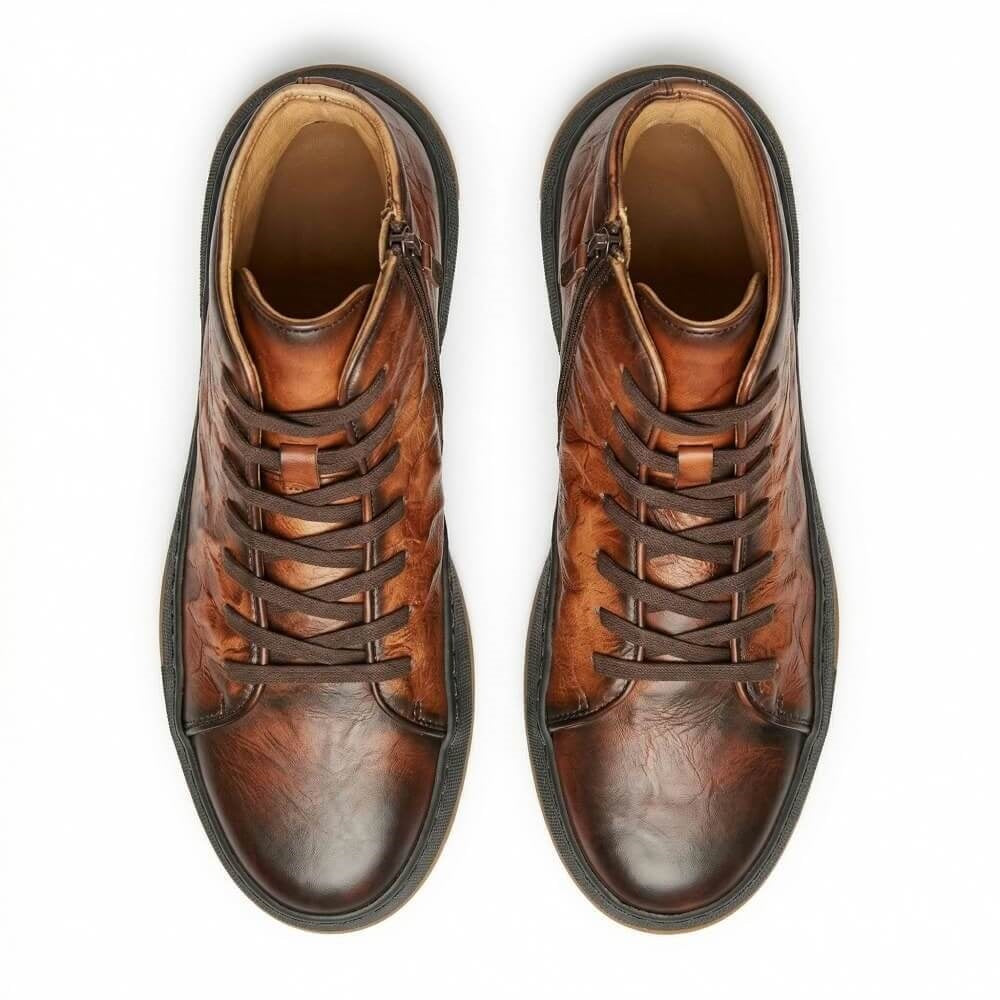 QHCCID | Making old-style high-top casual boots
