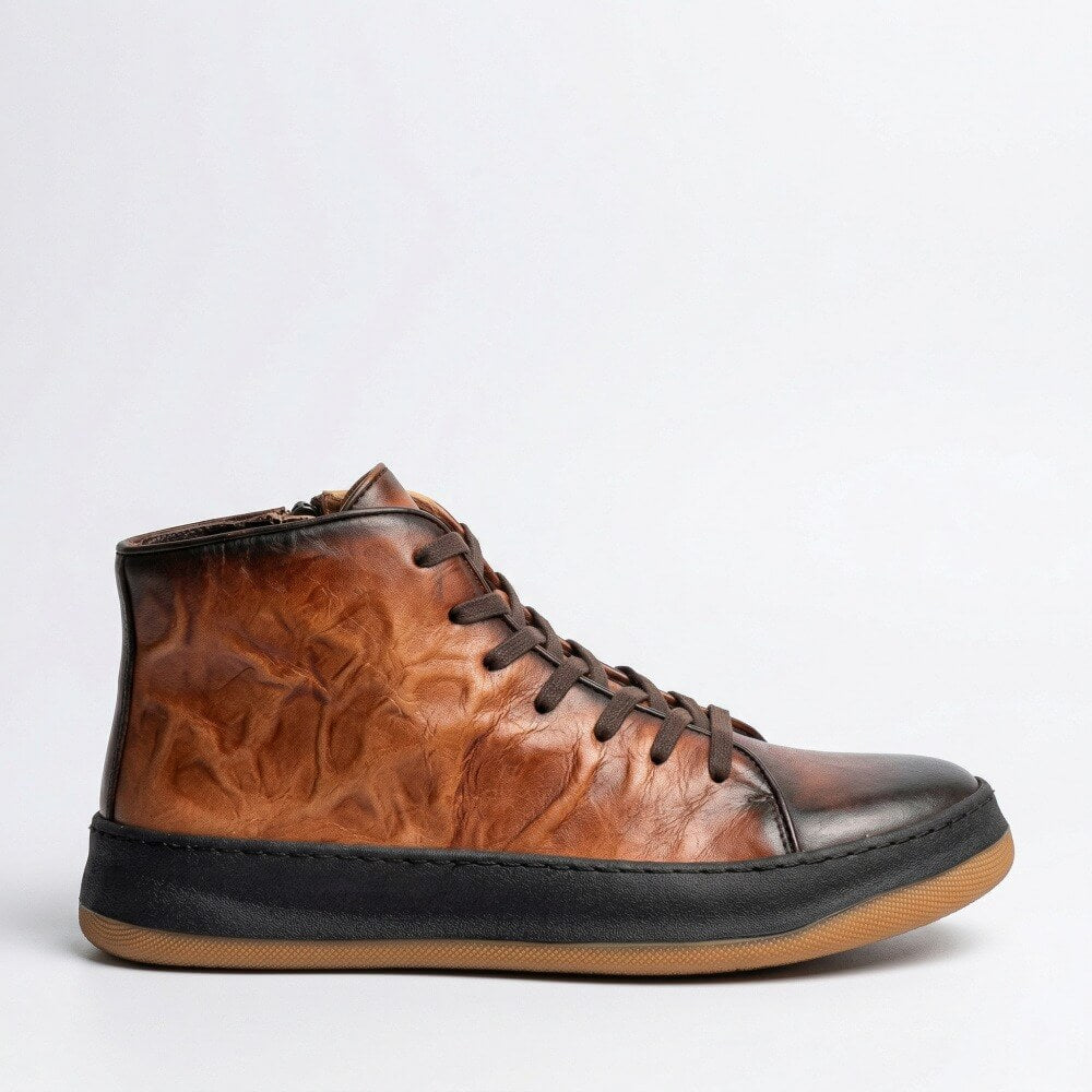 QHCCID | Making old-style high-top casual boots