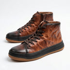 QHCCID | Making old-style high-top casual boots