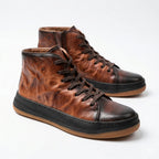 QHCCID | Making old-style high-top casual boots