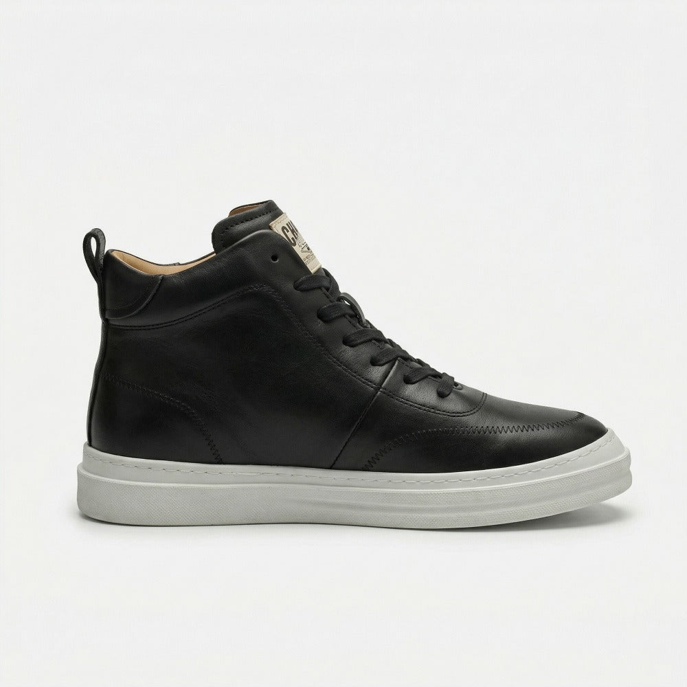QHCCID | High-top Leather Casual Sneakers