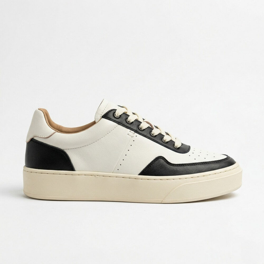 QHCCID | Black and White Striped Sneakers