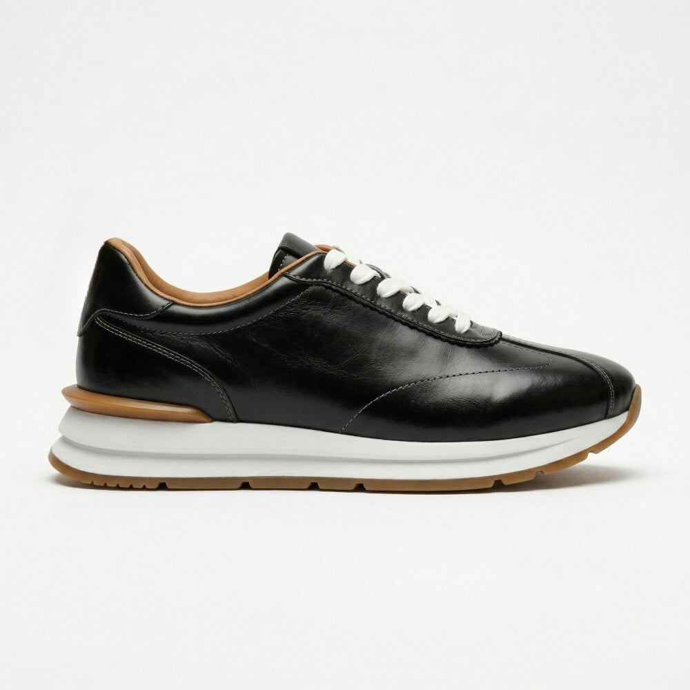 QHCCID | Thick-soled Leather Casual Shoes