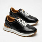 QHCCID | Thick-soled Leather Casual Shoes