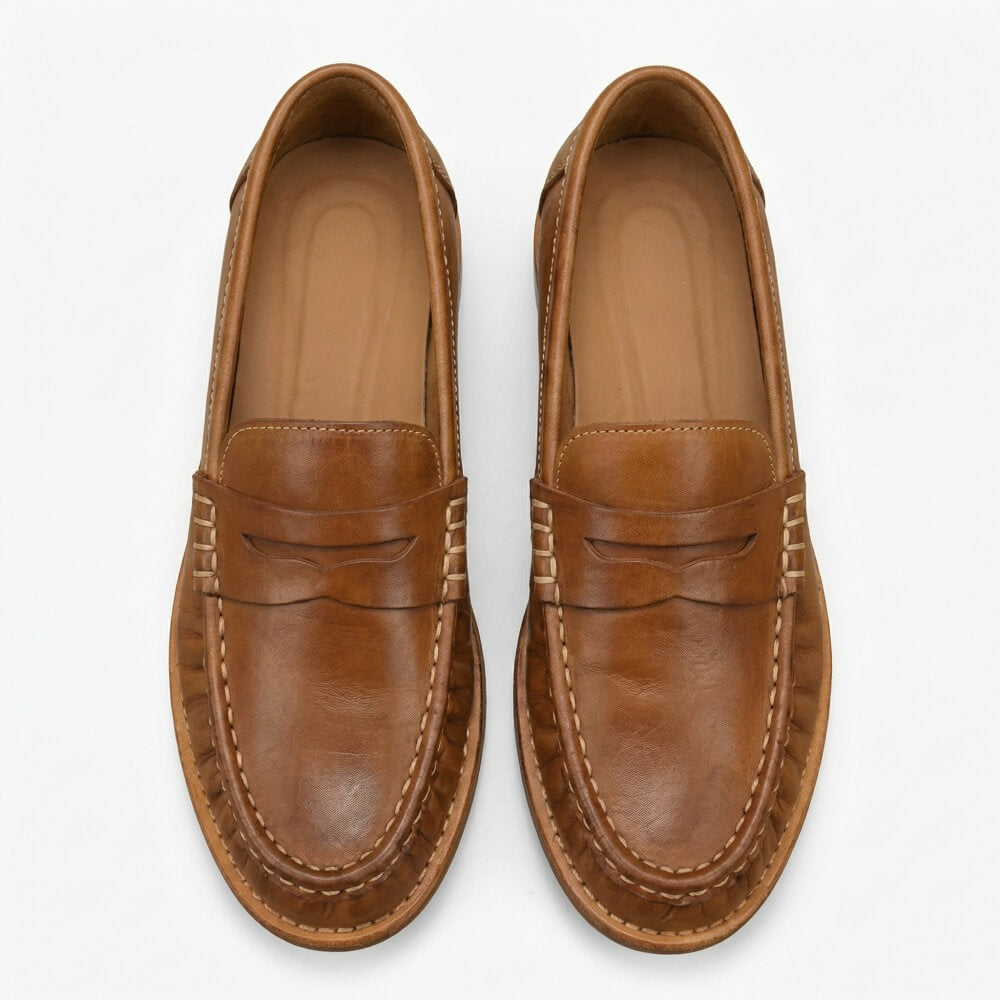 QHCCID | Handmade vintage leather shoes (business style)