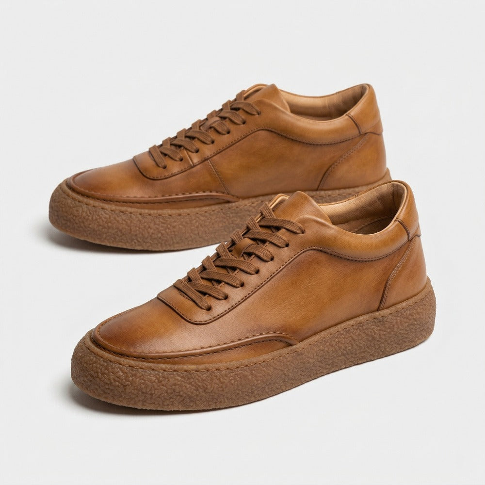 QHCCID | High-top Casual Fashion Leather Shoes (Casual Style)