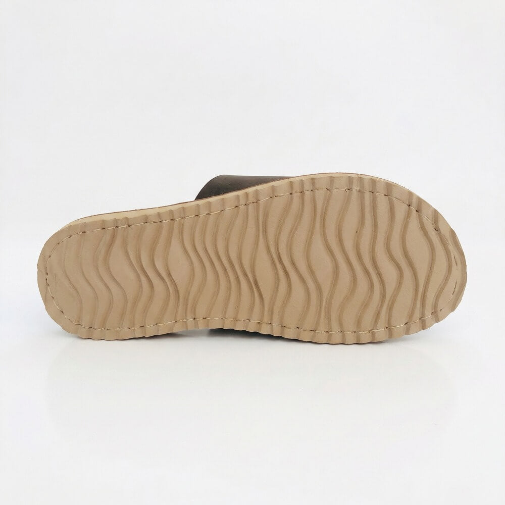 Handmade genuine leather casual slippers