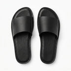 Handmade genuine leather casual slippers