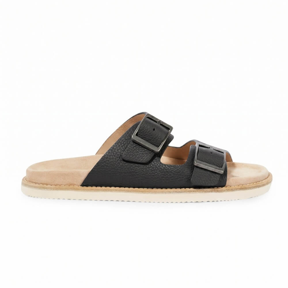Leather casual flip-flop