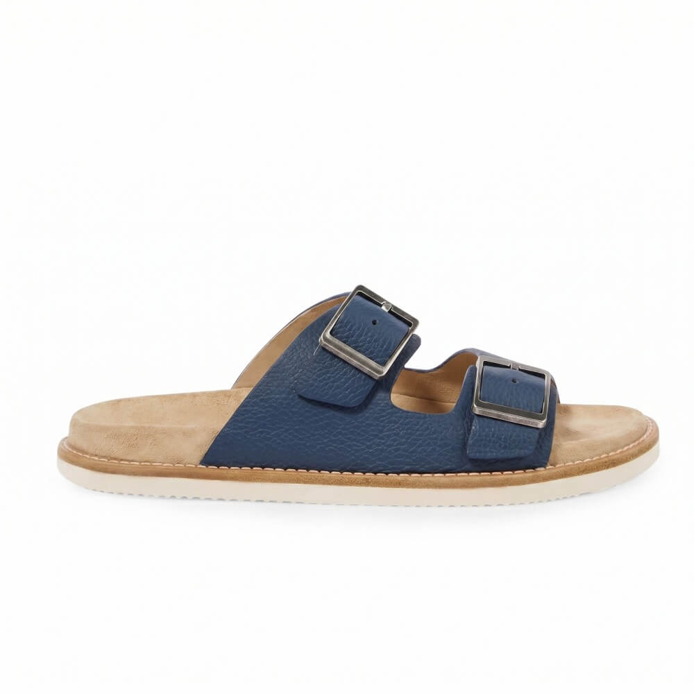 Leather casual flip-flop